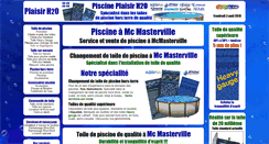 Desktop Screenshot of mcmastervillepiscine.plaisir-h2o.com