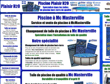 Tablet Screenshot of mcmastervillepiscine.plaisir-h2o.com