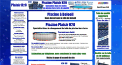 Desktop Screenshot of beloeilpiscine.plaisir-h2o.com